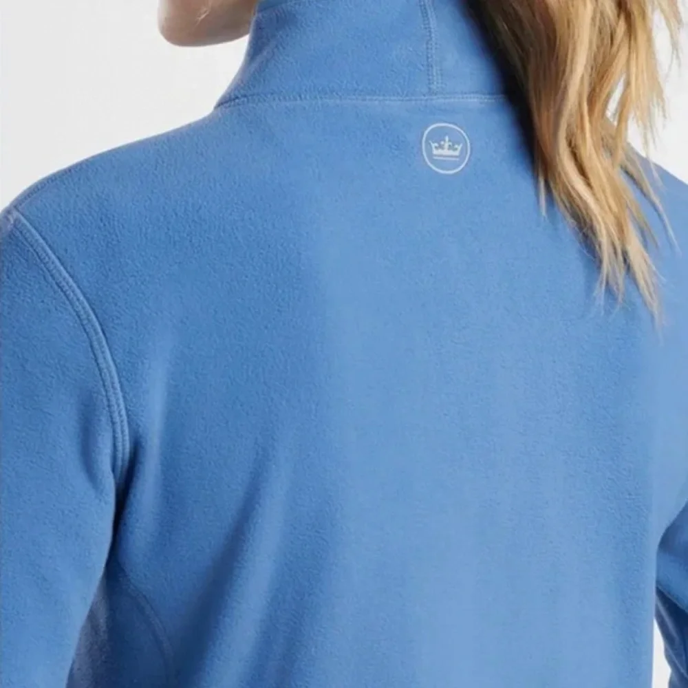 PETER MILLAR | Women's Storm Garland Microfleece Pullover in Storm | Size Medium - Picture 5 of 16